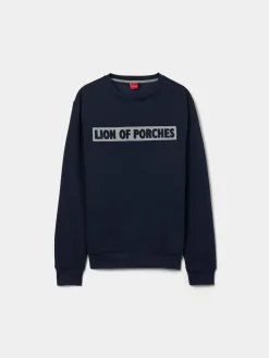 LION OF PORCHES Sweats^Sweater com estampado e interior polar