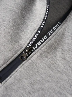 LION OF PORCHES Sweats^Sweater com fecho em contraste