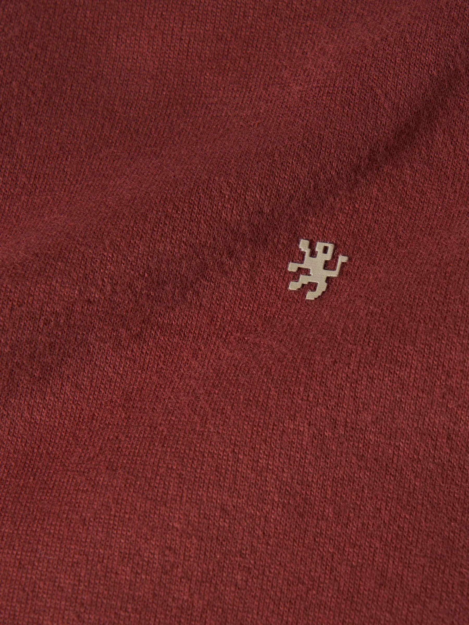 LION OF PORCHES Sweats^Sweater de algodão com botões e meio fecho