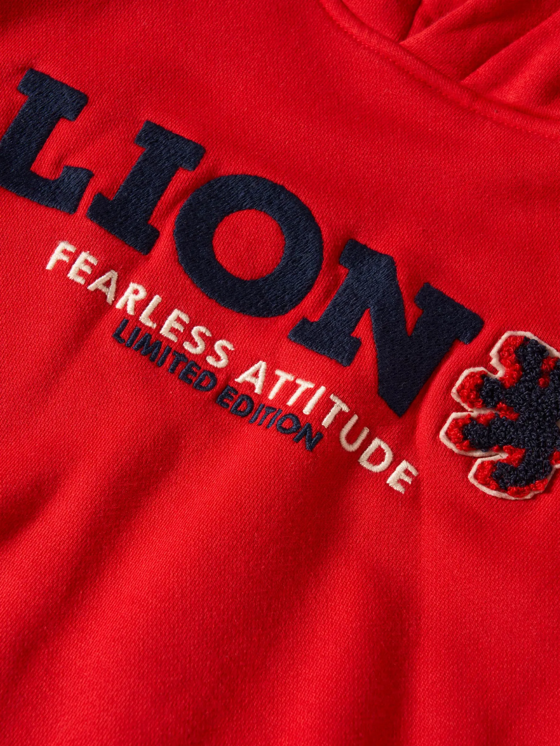 LION OF PORCHES Sweats^Sweater de algodão com capuz