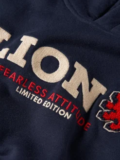 LION OF PORCHES Sweats^Sweater de algodão com capuz