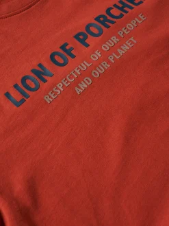 LION OF PORCHES Camisolas^Sweater de algodão com estampado