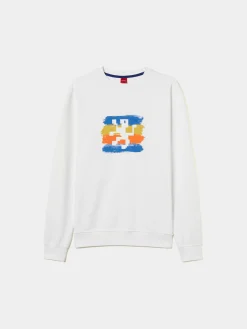 LION OF PORCHES Sweats^Sweater de gola redonda com estampado