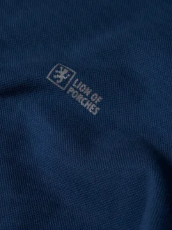 LION OF PORCHES Sweats^Sweater decote redondo em malha piqué