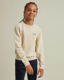 LION OF PORCHES Sweats^Sweater decote redondo em malha piqué
