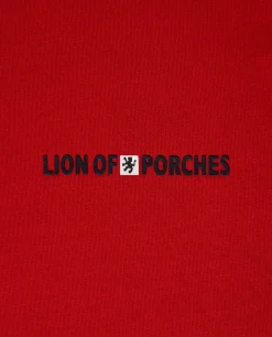 LION OF PORCHES T-Shirts^T-shirt básica de algodão