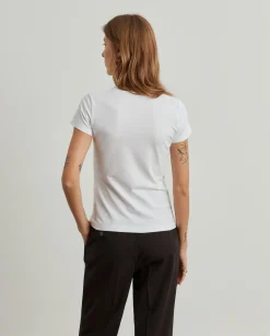 MULHER LION OF PORCHES T-Shirts^T-shirt básica de algodão