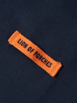 LION OF PORCHES T-Shirts^T-shirt básica de algodão