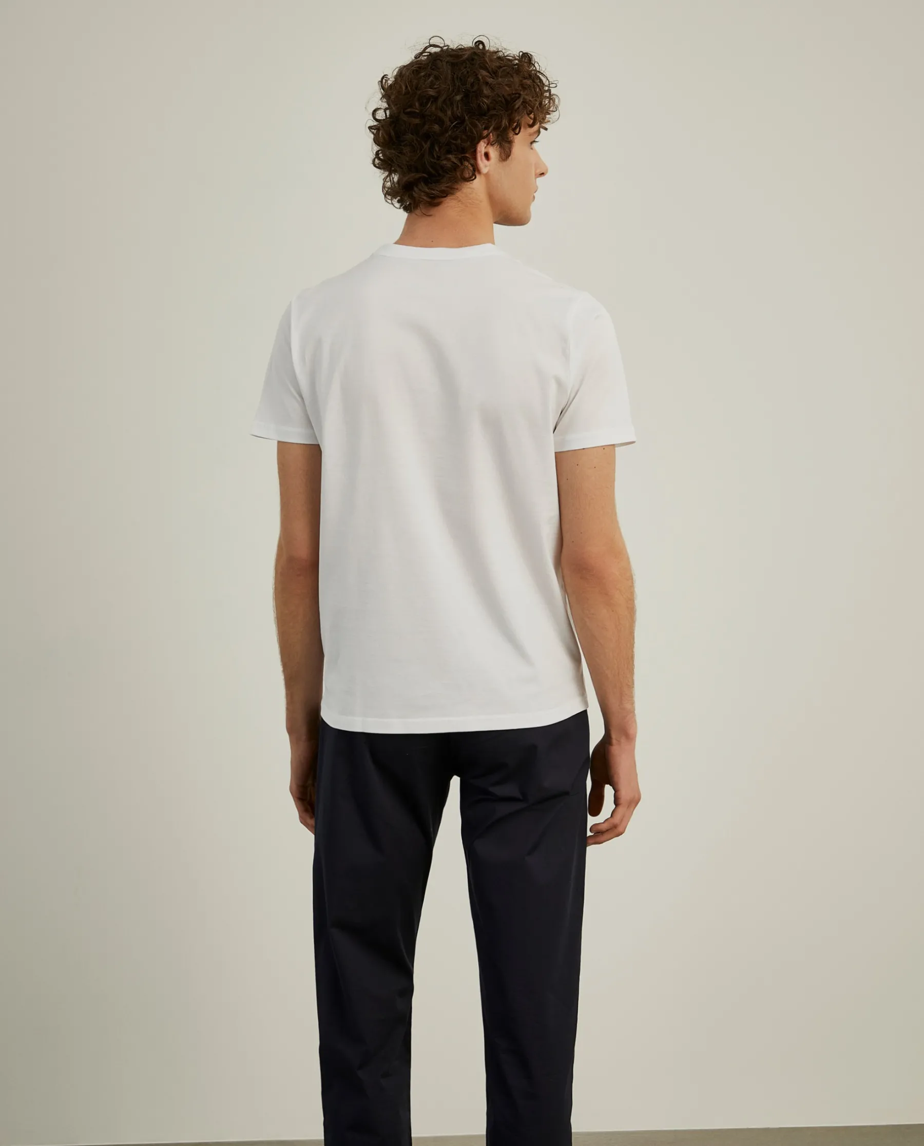 LION OF PORCHES T-Shirts^T-shirt com bolso em contraste