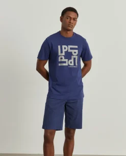LION OF PORCHES T-Shirts^T-shirt com estampado em algodão