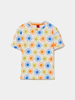 LION OF PORCHES T-Shirts^T-shirt de algodão com estampado