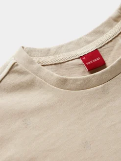 LION OF PORCHES T-Shirts^T-shirt de algodão com leões