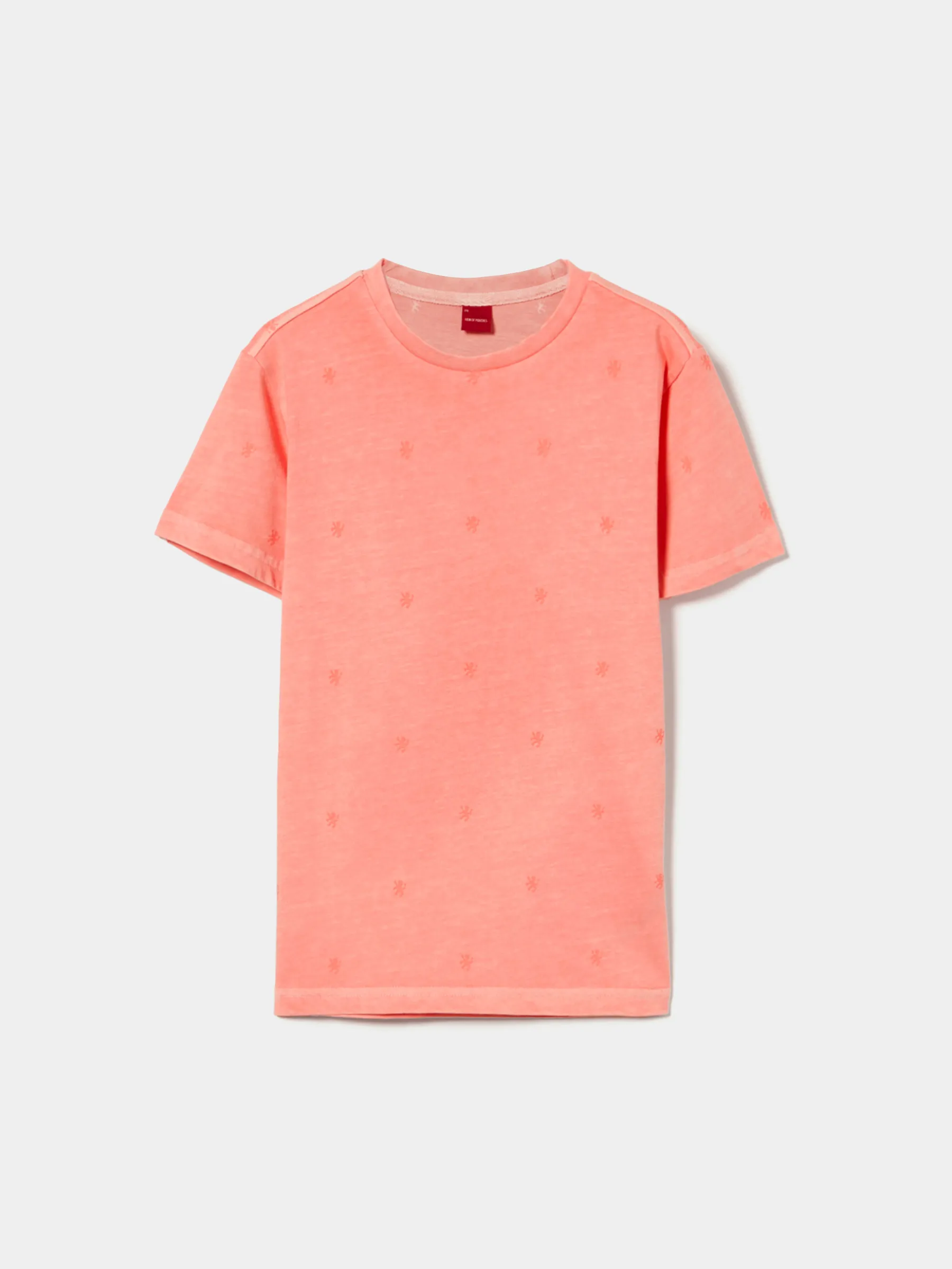 LION OF PORCHES T-Shirts^T-shirt de algodão com leões