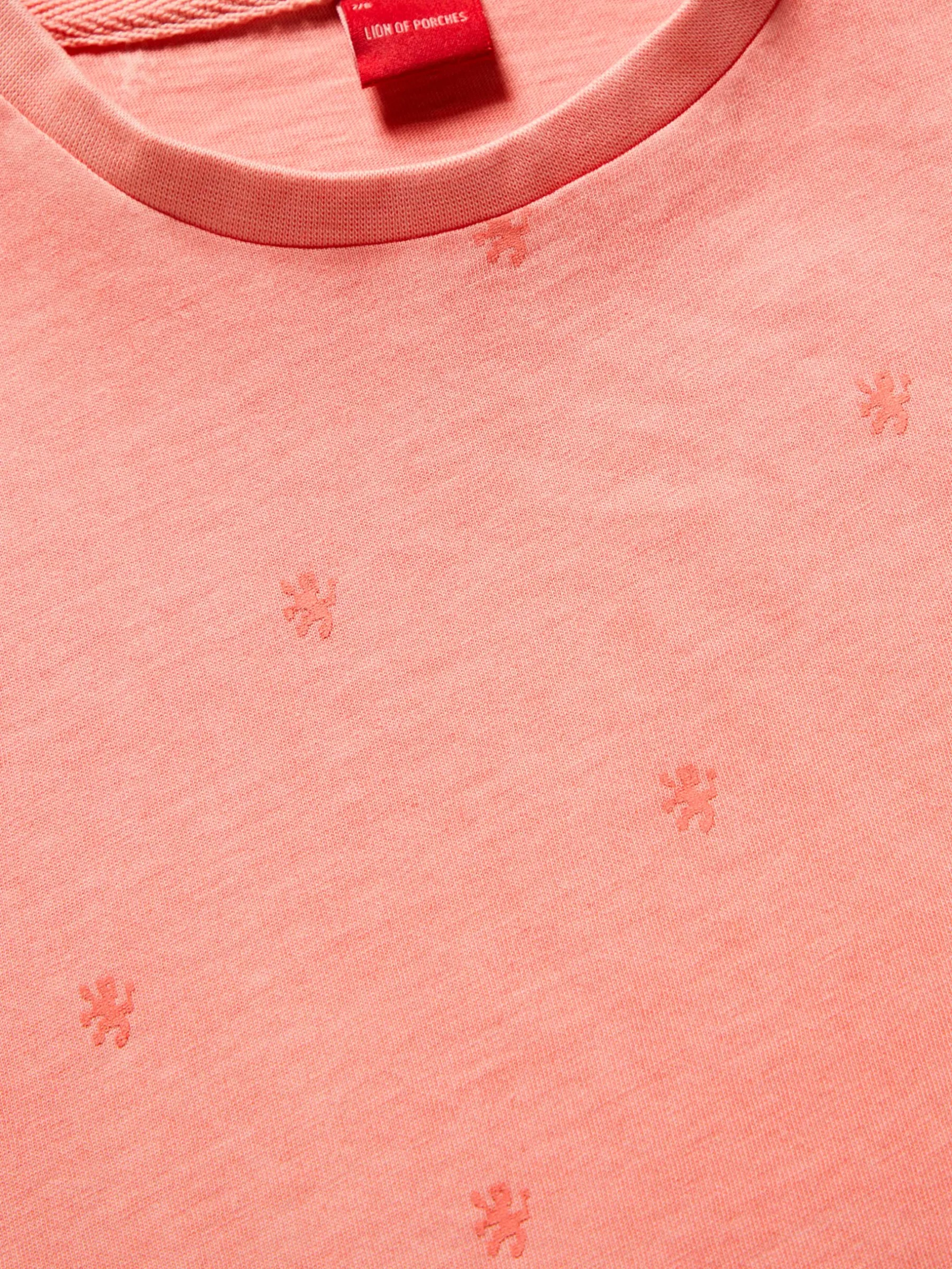 LION OF PORCHES T-Shirts^T-shirt de algodão com leões