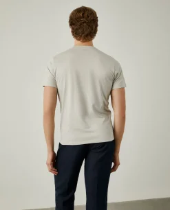 LION OF PORCHES T-Shirts^T-shirt de algodão com logotipo no peito