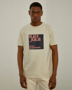LION OF PORCHES T-Shirts^T-shirt de algodão com mensagem