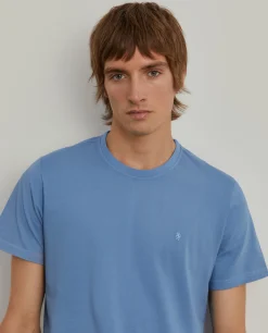 LION OF PORCHES T-Shirts^T-shirt de algodão garment dye