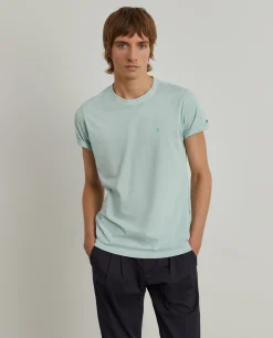 LION OF PORCHES T-Shirts^T-shirt de algodão garment dye
