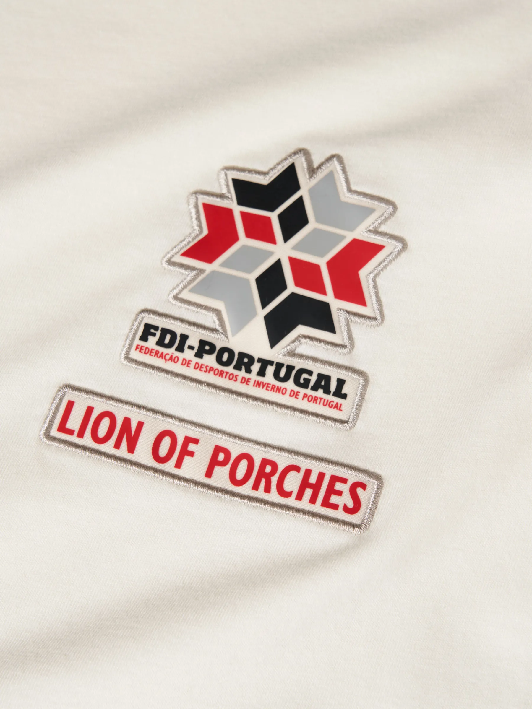 MULHER LION OF PORCHES T-Shirts^T-shirt feminina de algodão Lion x FDI