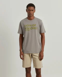 LION OF PORCHES T-Shirts^T-shirt manga curta