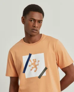 LION OF PORCHES T-Shirts^T-shirt manga curta