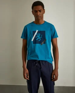 LION OF PORCHES T-Shirts^T-shirt manga curta