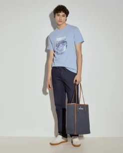 LION OF PORCHES T-Shirts^T-shirt manga curta com estampado