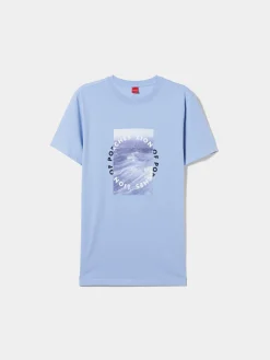 LION OF PORCHES T-Shirts^T-shirt manga curta com estampado
