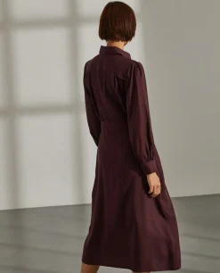 MULHER LION OF PORCHES Vestidos / Macacões^Vestido camiseiro comprido em tencel