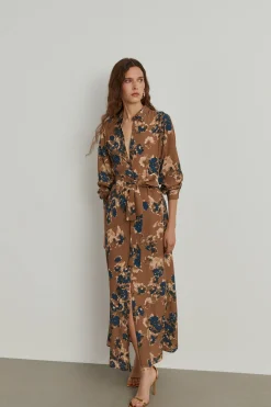 MULHER LION OF PORCHES Vestidos / Macacões^Vestido camiseiro floral