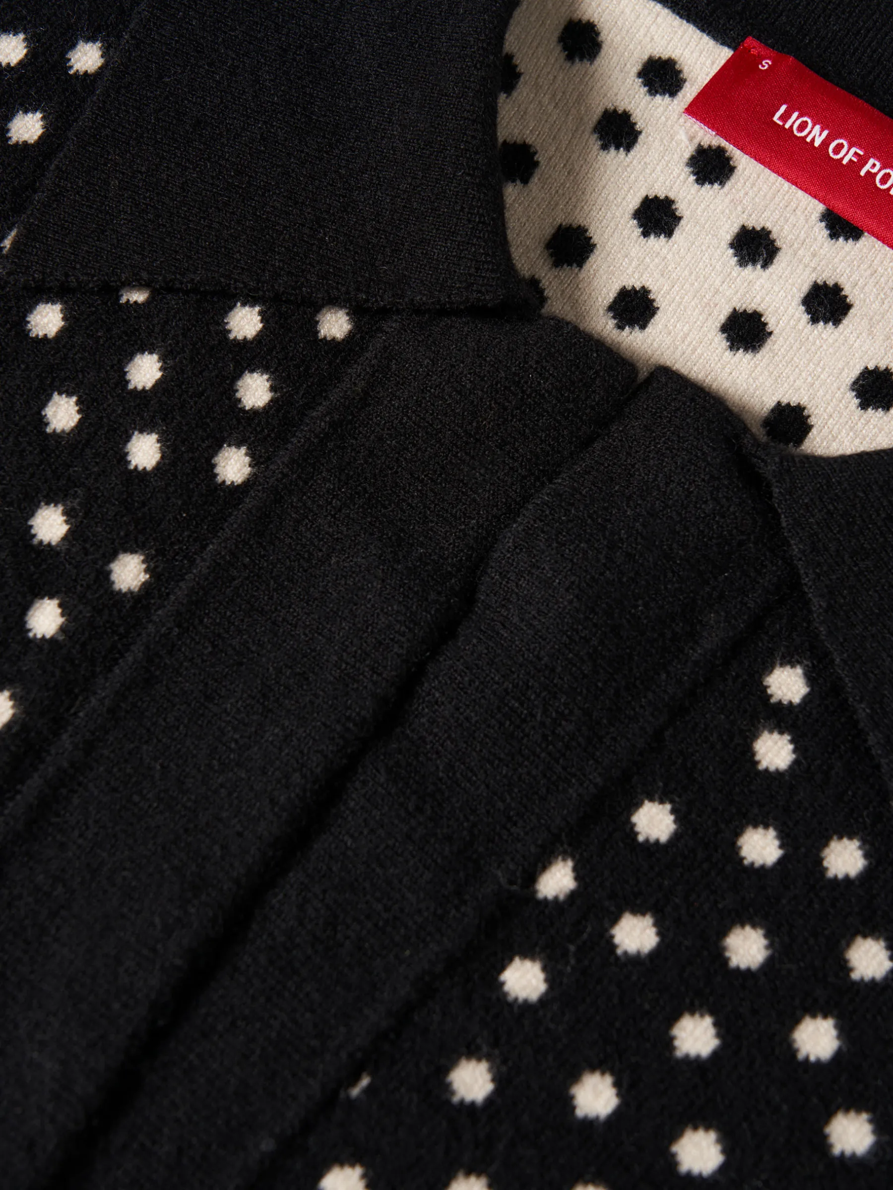 MULHER LION OF PORCHES Vestidos / Macacões|Vestidos^Vestido de malha polka dots