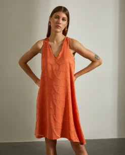 MULHER LION OF PORCHES Vestidos / Macacões^Vestido estampado sem mangas