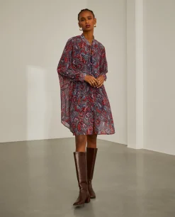 MULHER LION OF PORCHES Vestidos / Macacões^Vestido fluido com padrão cornucópias