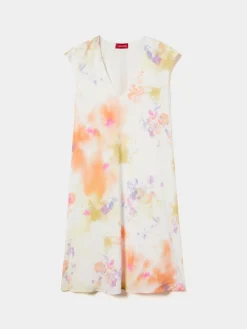 MULHER LION OF PORCHES Vestidos / Macacões^Vestido fluido com padrão tie dye