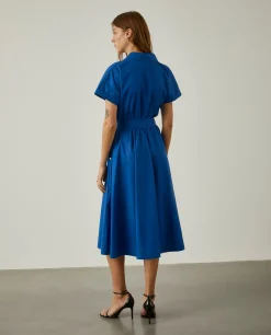 MULHER LION OF PORCHES Vestidos / Macacões^Vestido midi com decote de trespasse