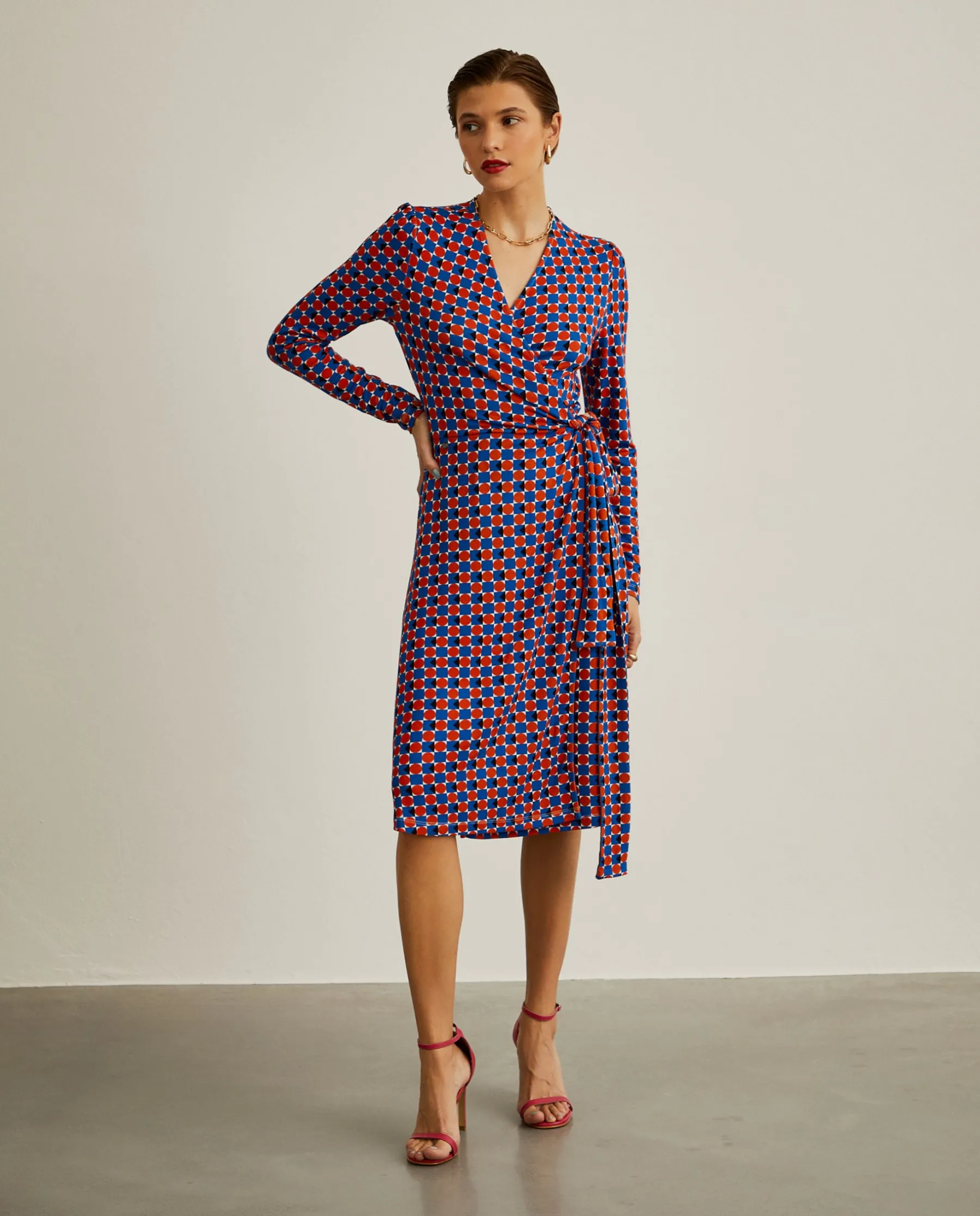 MULHER LION OF PORCHES Vestidos / Macacões^Vestido midi estampado