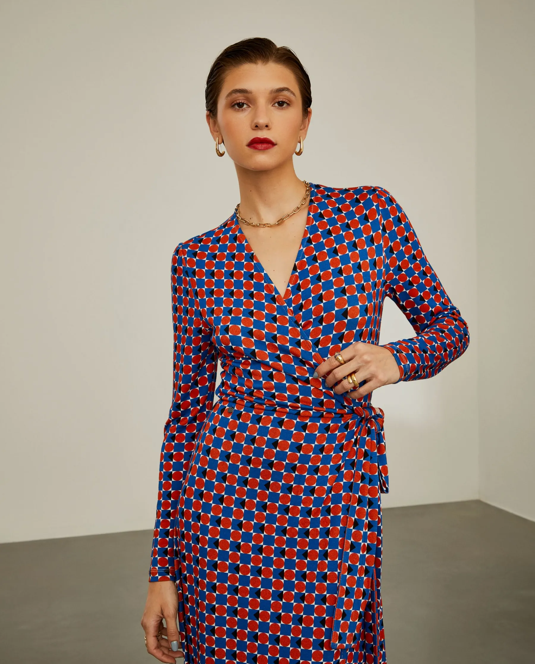 MULHER LION OF PORCHES Vestidos / Macacões^Vestido midi estampado